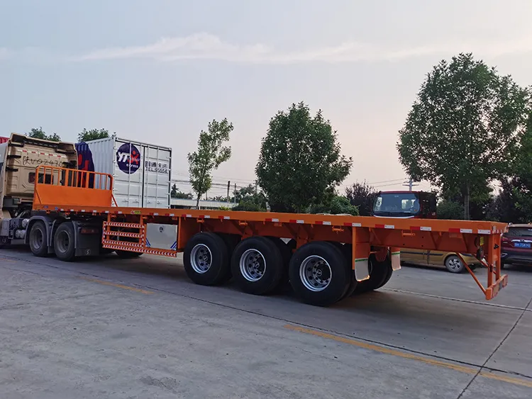 To'g'ri nurli tekis yarim tirkama